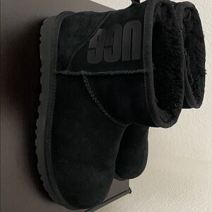 UGG Classic Black Shearling Boots